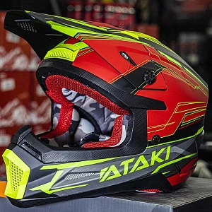 Шлем кроссовый ATAKI SC-18 BLAZE