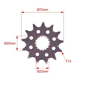 Звезда ведущая самоочищающаяся SMP-F1901 13T  SM-PARTS (JTF 1901 13)